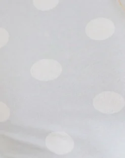 Agneta Tee in Ivory with Tonal Big Polka