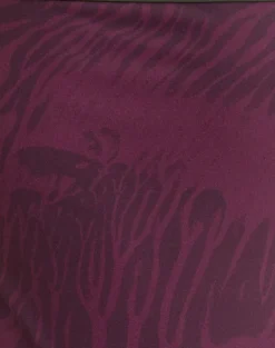 Anavah Swimsuit in Abstract Zebra Burgundy with Green Binding