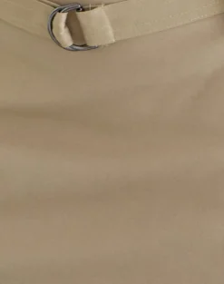 Anica Midi Skirt with Belt in Beige
