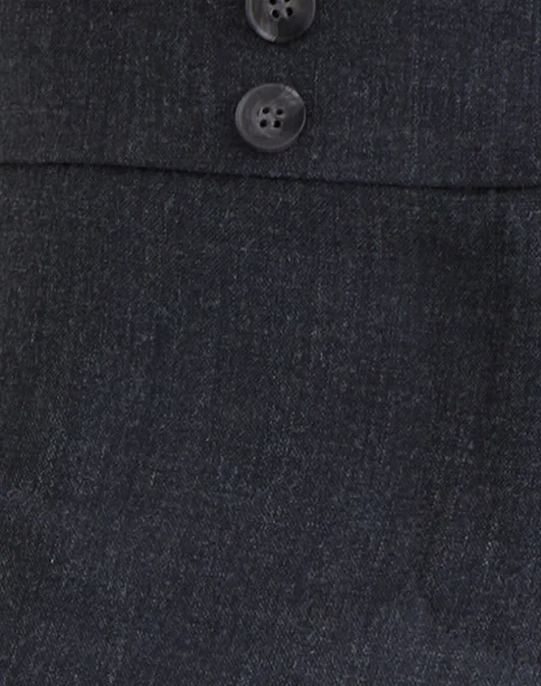 Arisyo Wide Leg Trouser in Tailoring Grey Blue