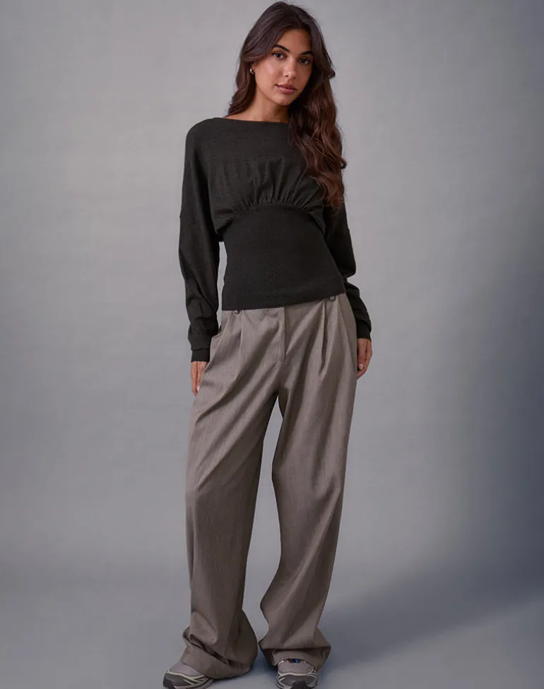 Arvel Jumper in Knit Charcoal
