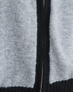 Asrar Jumper in Knit Grey and Black