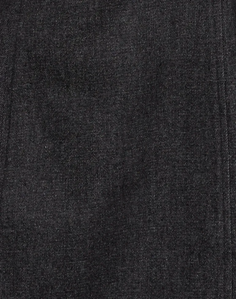 Ayana Backless Mini Dress in Chambray Dark Indigo