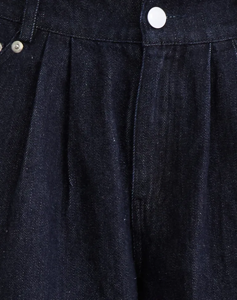 Banaran Balloon Trouser in Chambray Indigo