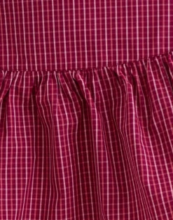 Becita Mini Skirt in Raspberry Shadow Check