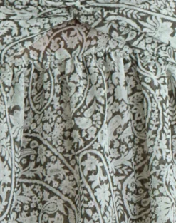 Belira Bandeau Top in Bloom Paisley Pale Blue