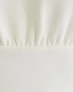 Bigail V Neck Jumper in Winter White