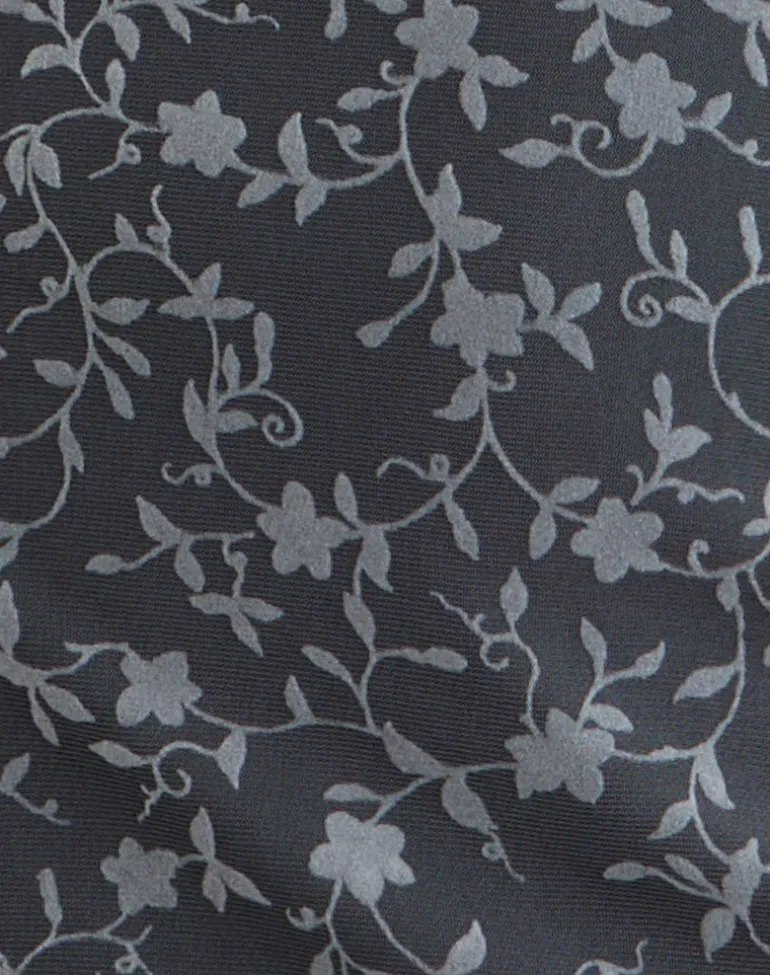 Bindara Mini Dress in Pretty Petal Flock Dark Grey