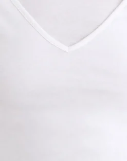 Cak Long Sleeve Top in Tissue Jersey White