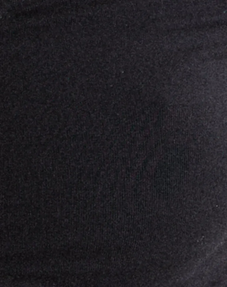 Ceren Bolero Top in Black with Pearl Buttons