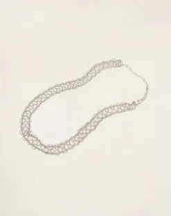 Chainmail Metal Belt in Plated Silver