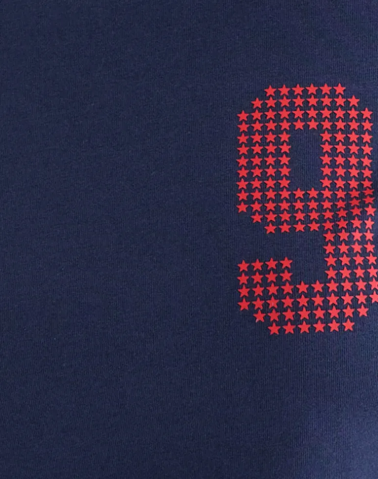 Cima Tee in Nine Stellar Navy