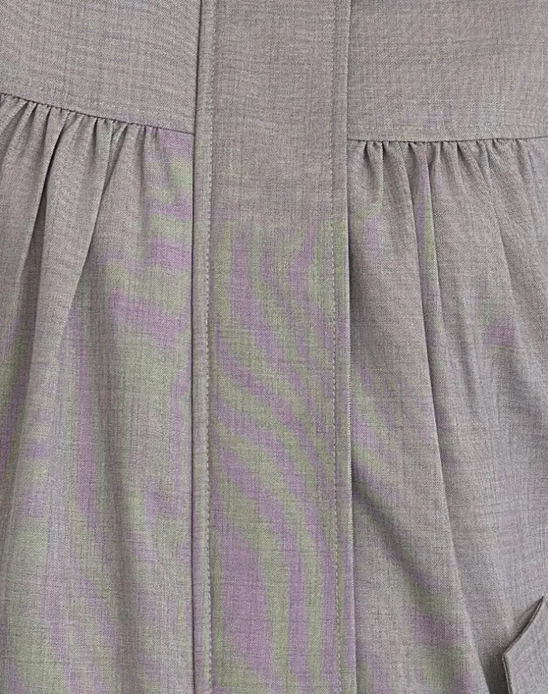 Cindari Collared Jacket in Grey