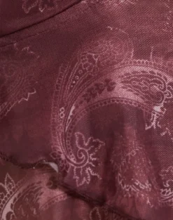 Cojira Top in Mesh Tonal Paisley Plum