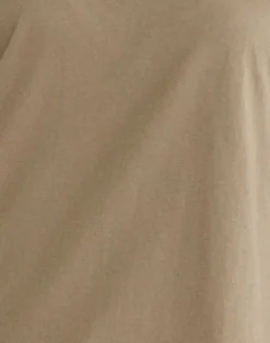 Daimin Off the Shoulder Top in Jersey Khaki