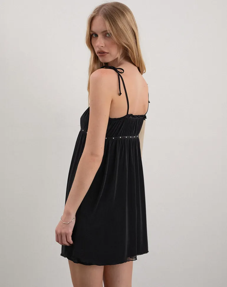 Damiera Mini Dress in Black