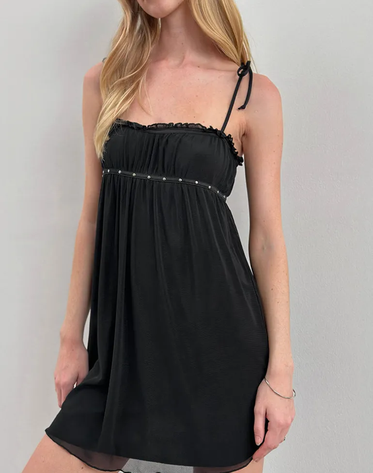 Damiera Mini Dress in Black