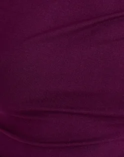 Danama One Shoulder Top in Rayon Jersey Fig