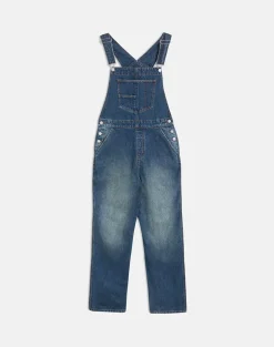 Denim Dungaree in Mid Blue Tint
