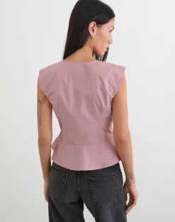 Devlon Blouse in Dusty Rose