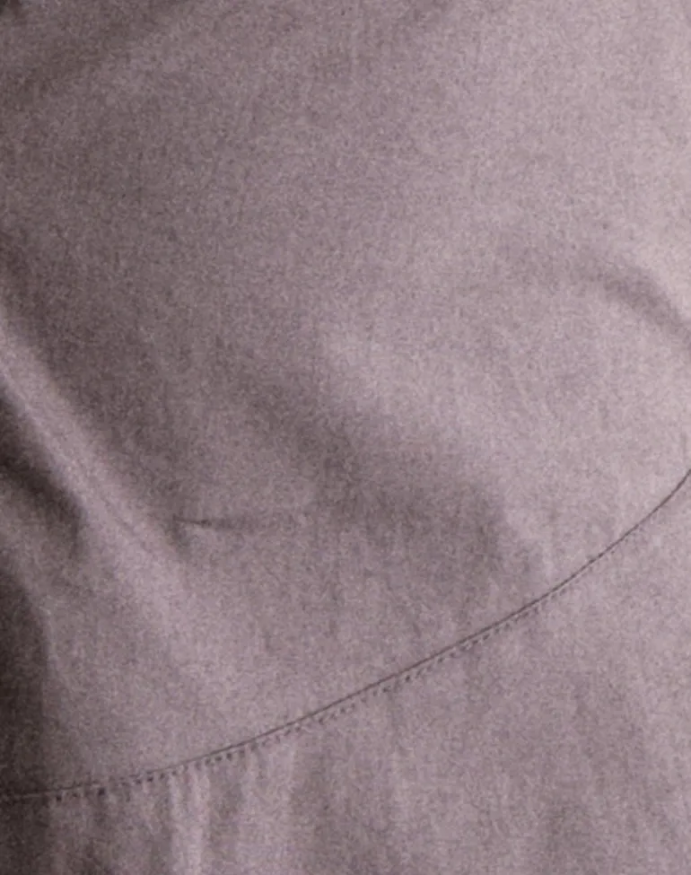Devlon Blouse in Poplin Peppercorn