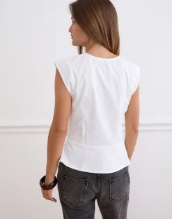 Devlon Blouse in White