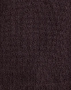 Dikara Jumper with Scarf in Knit Brown