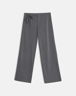 Diomira Trouser in Grey with Tie