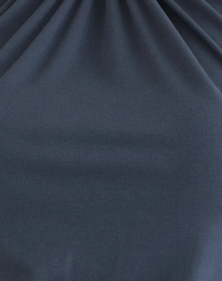 Diraka High Neck Top in Jersey Ocean Storm