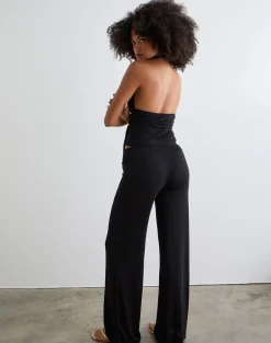 Donata Trouser in Black with Belt