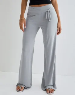 Donata Trouser in Grey with Belt