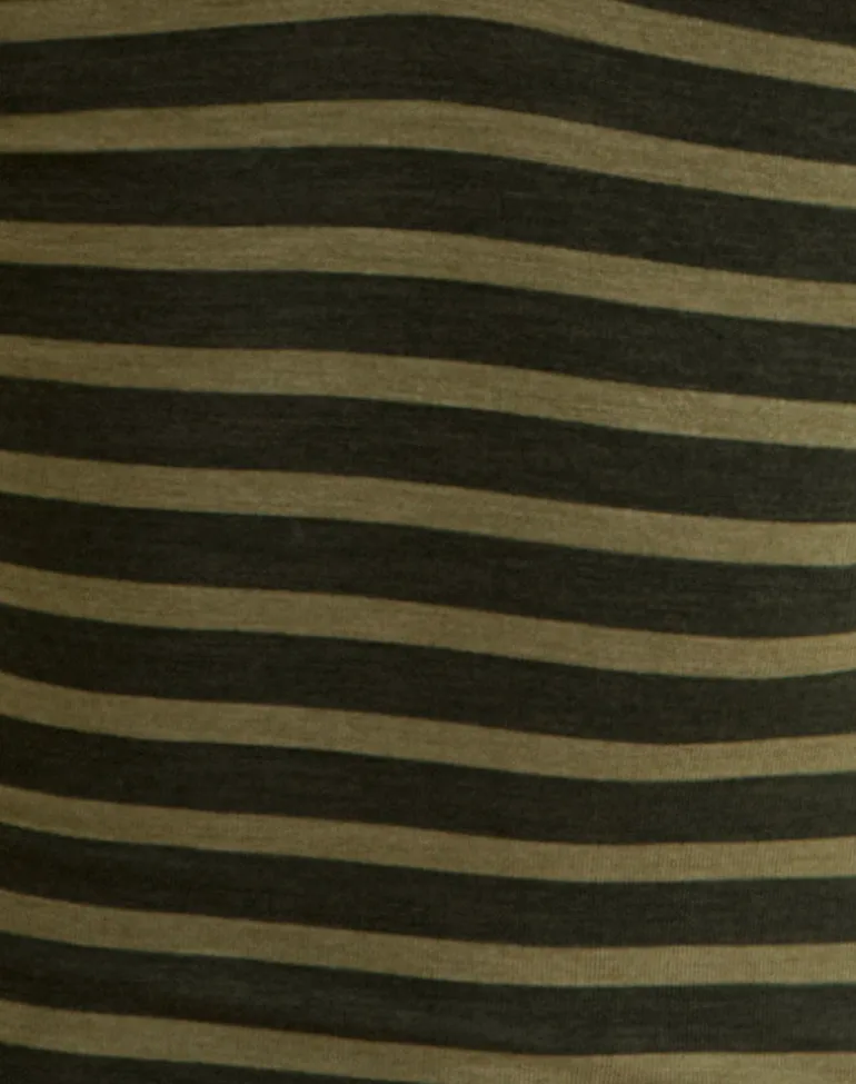 Emberlo Top in Wide Stripe Green