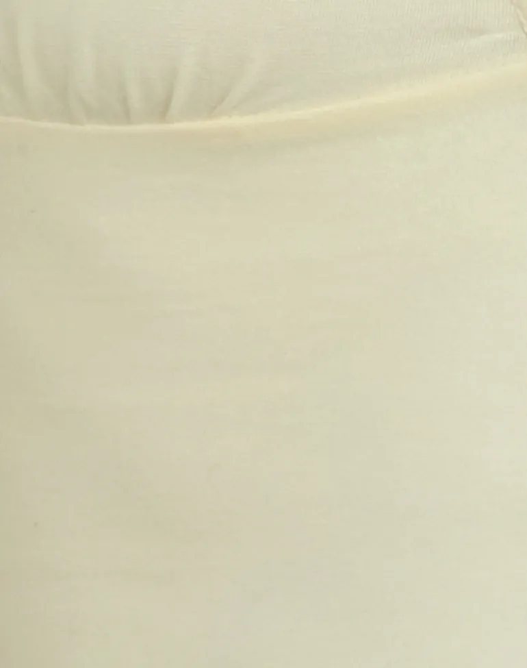 Emberly Plunge Top in Lemon