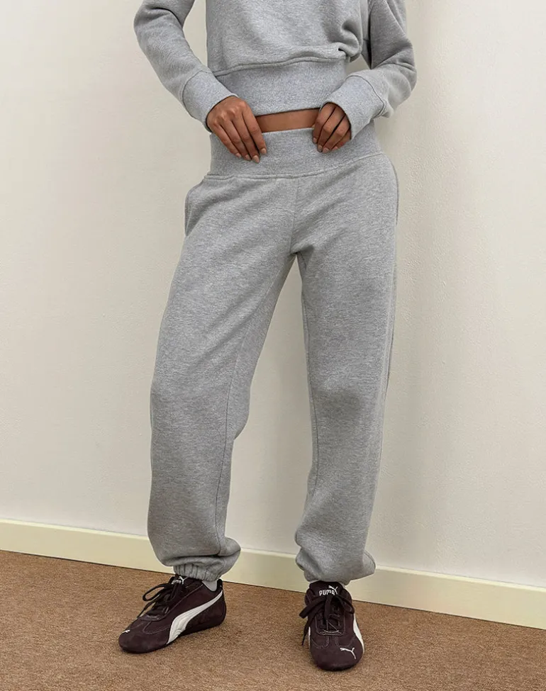 Epsie Oversized Jogger in Grey Marl
