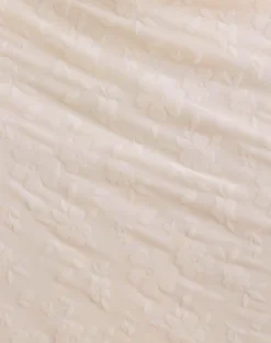 Gerda Maxi Dress in Floral Flock Cream