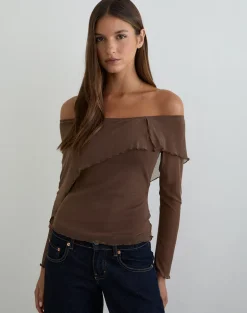 Haze Asymmetric Top in Mesh Brown