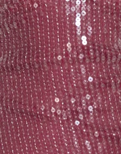 Hepasi Halter Mini Dress in Clear Sequin Maroon