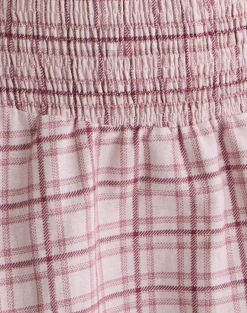 Hevoria Mini Dress in Basic Tartan Pink