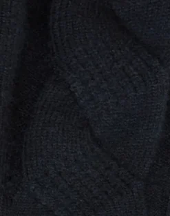 Hood Hat in Knit Black