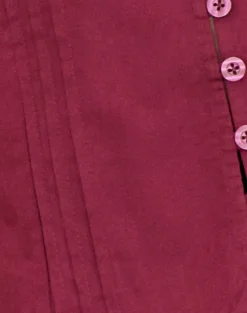 Ilias Corset Top in Poplin Burgundy