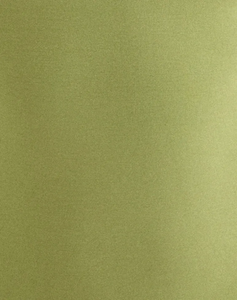 Ione Quarter Sleeve Top in Apple Green