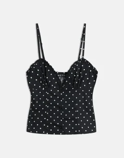 Isamu Top in Basic Polka Black