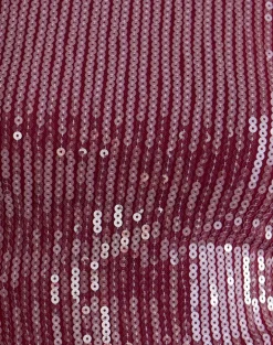 Jalwa Long Sleeve Top in Sequin Maroon