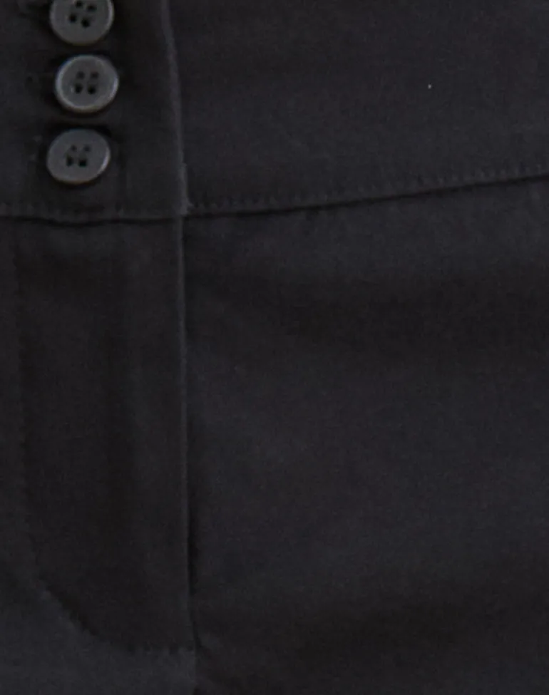 Janei Hot Pants in Tailoring Black