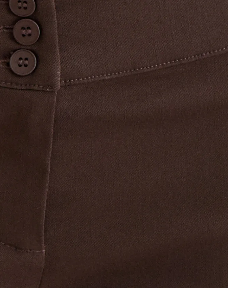 Janei Hot Pants in Tailoring Truffle