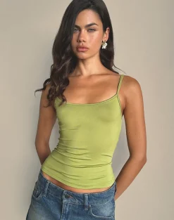 Jasila Vest Top in Green