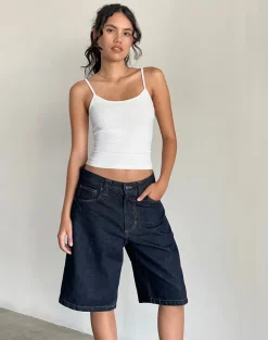 Jasila Vest Top in White