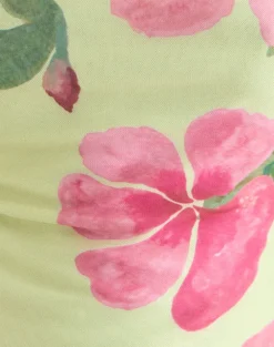 Jefita Cami Top in Watercolour Hibiscus Yellow