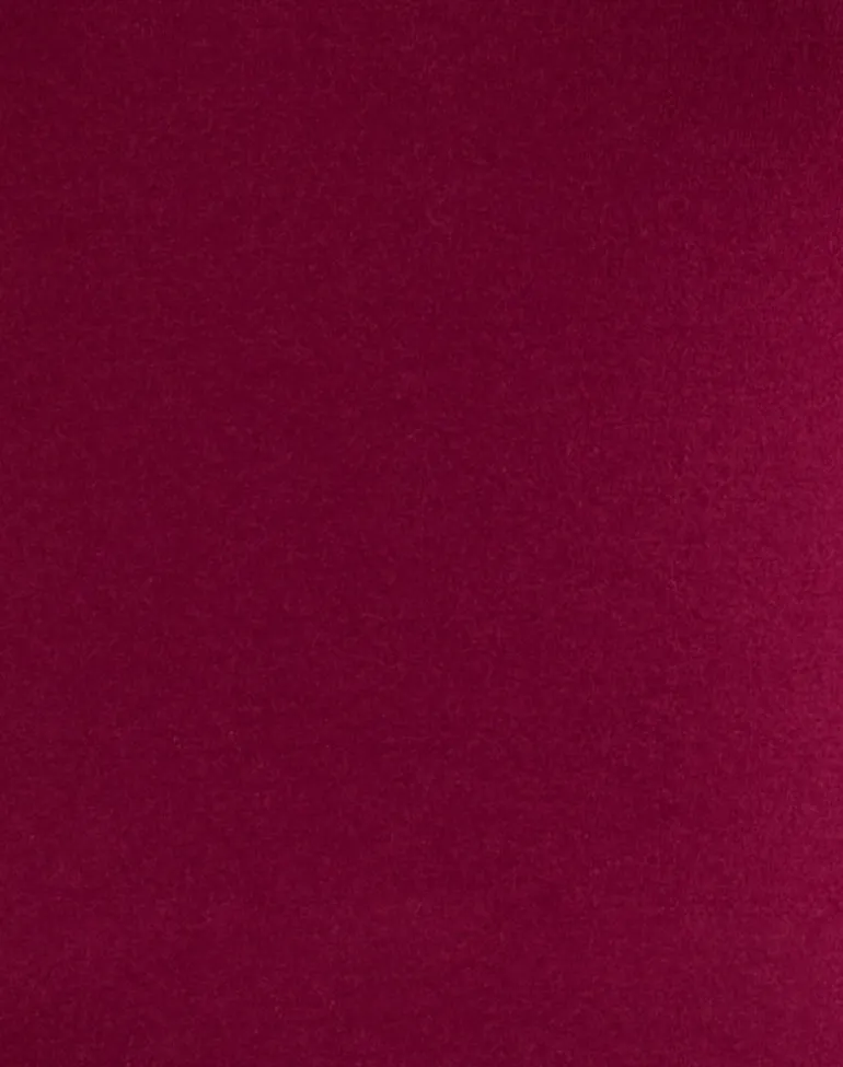 Jenji Long Sleeve Top with Pearl Button in Burgundy