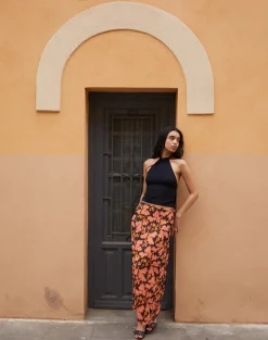 Jezza Slip Maxi Skirt in Furnishing Floral